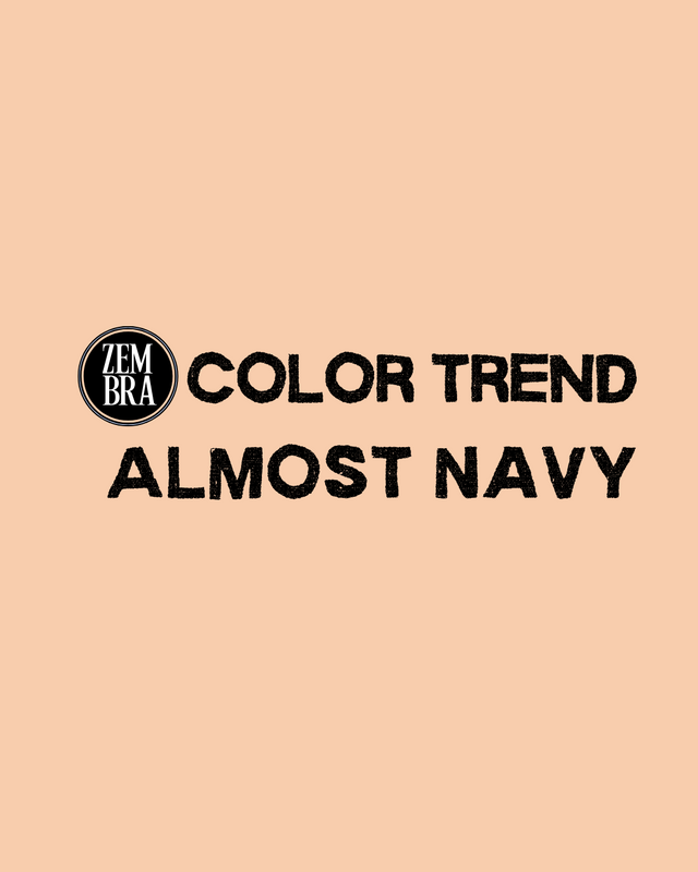 Almost Navy Color Trend