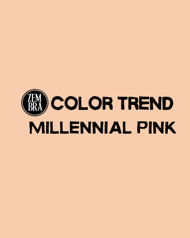 Millenial Pink Color trend