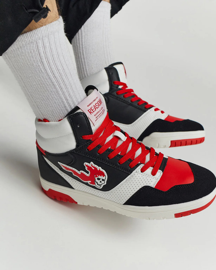 SkullFlame Mid Sneakers – Bold Style, All-Day Comfort