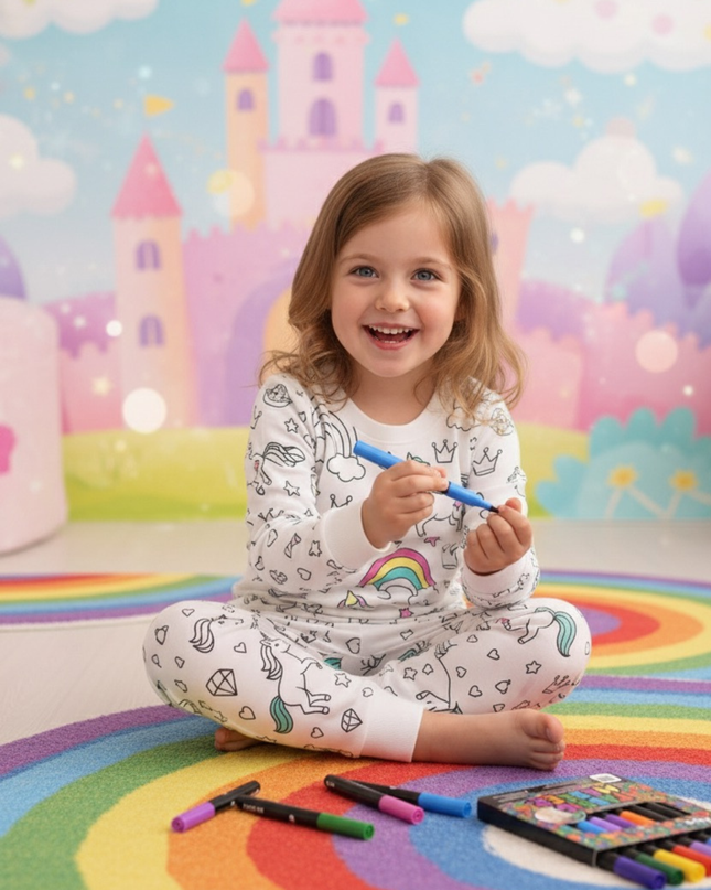 Pijamas ColorKids: ¡Donde los sueños y la creatividad se encuentran!