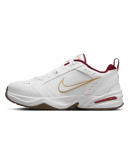 Nike Men's Air Monarch IV Training Shoes - White/Metallic Gold