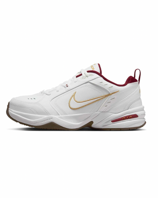 Nike Men's Air Monarch IV Training Shoes - White/Metallic Gold