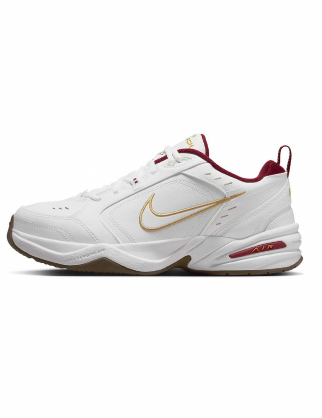 Nike Men's Air Monarch IV Training Shoes - White/Metallic Gold