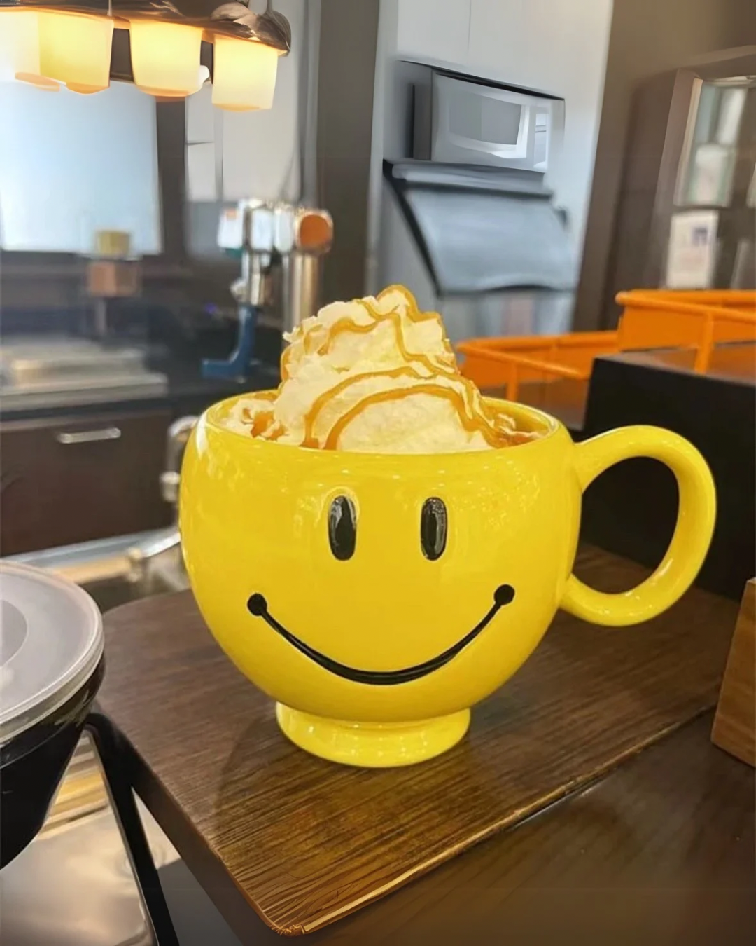 Happy Face Mug – Cheerful Yellow Coffee Mug