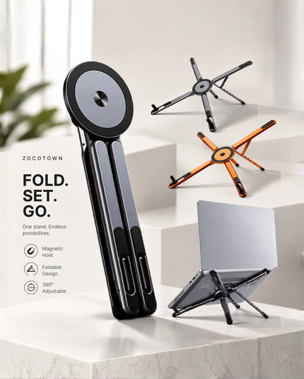 FOLDSET™ Magnetic Multi-Angle Stand