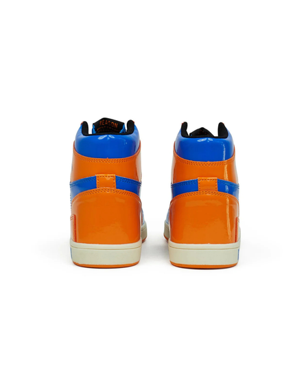 Reason Flame Skull High-Top Sneakers – Neon Blaze Edition