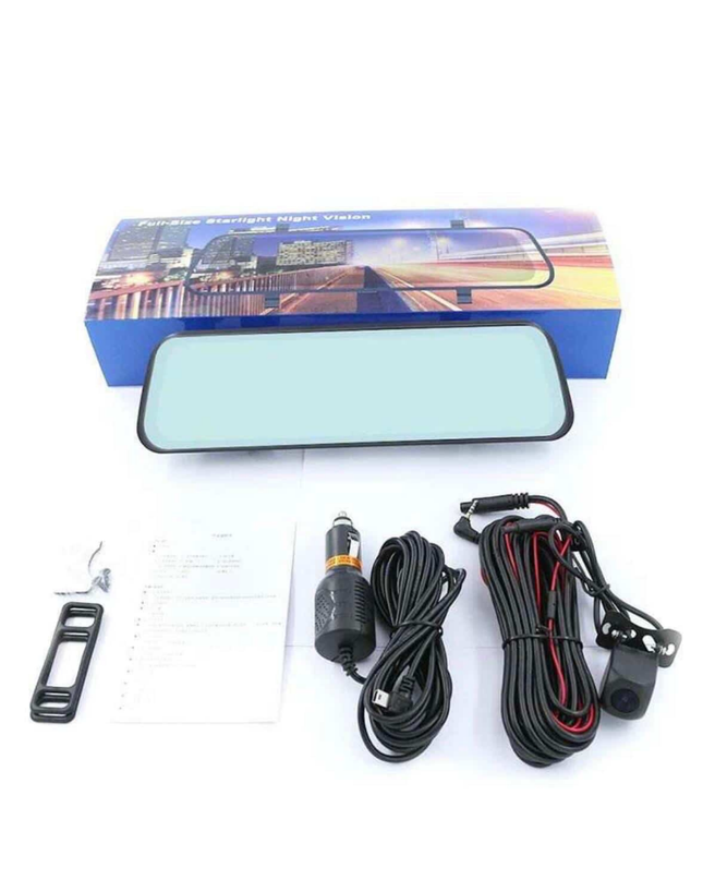 Smart  Mirror with Front & Rear Camera, 2.5K Touchscreen, GPS & 16GB SD Card