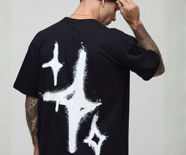 トップス Peerplessure star graphic tee black M StarDrip Oversized Tee – Black | Zocotown – zocotown