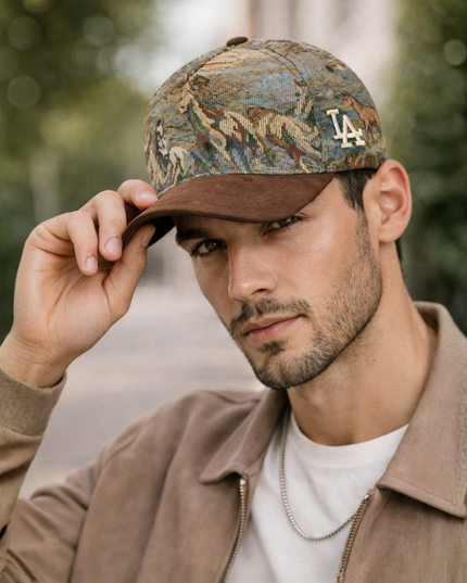 OFF LIMITS LA Rodeo Brown Heritage Tapestry Cap