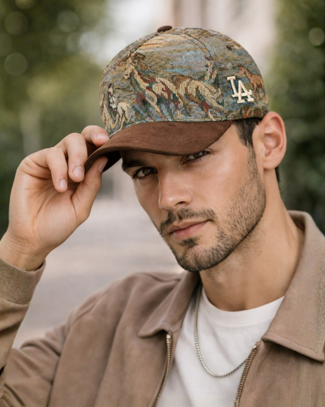OFF LIMITS LA Rodeo Brown Heritage Tapestry Cap