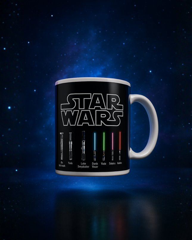 Star Wars Color-Changing Mug – Lightsaber Edition