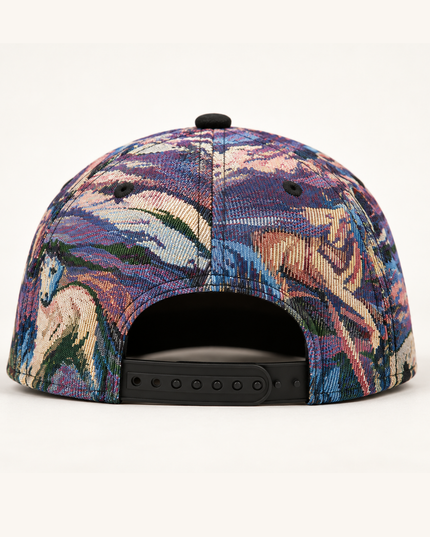 OFF RALLY Outlaw Tapestry Cap — Black