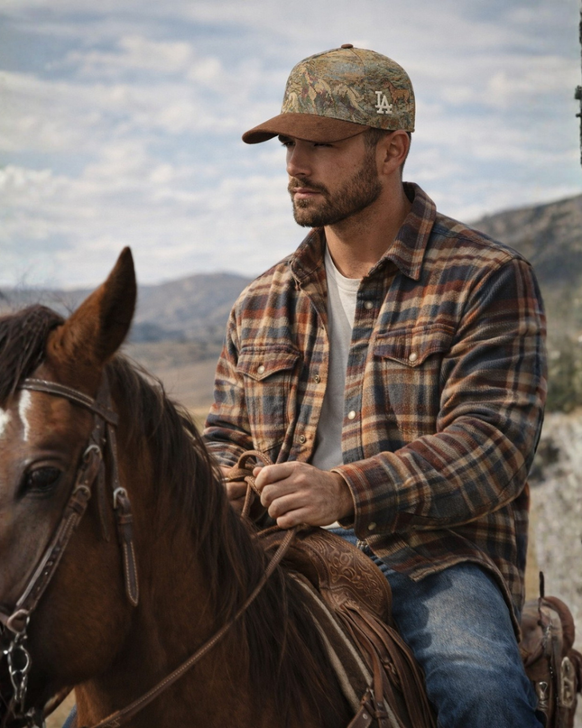 OFF LIMITS LA Rodeo Brown Heritage Tapestry Cap