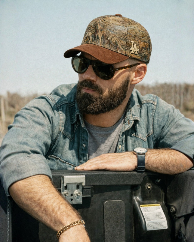 OFF LIMITS LA Rodeo Brown Heritage Tapestry Cap