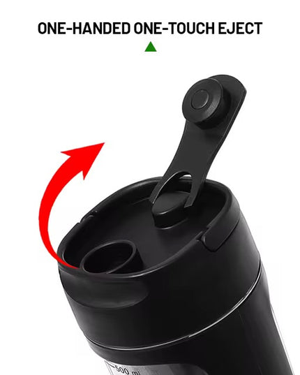 Botella mezcladora eléctrica de proteínas: recargable y portátil