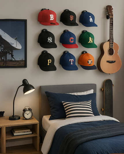Cap Hook – Wall Mounted Hat Organizer (10 pcs)
