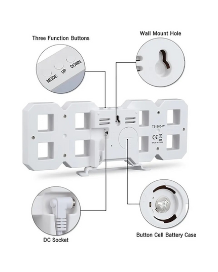 Led Digital Wall Clock