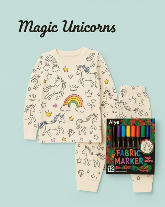 Pijamas ColorKids: ¡Donde los sueños y la creatividad se encuentran!