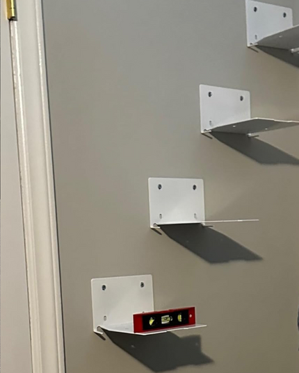 Estantes flotantes de pared: juego de 4 para una organización elegante y minimalista