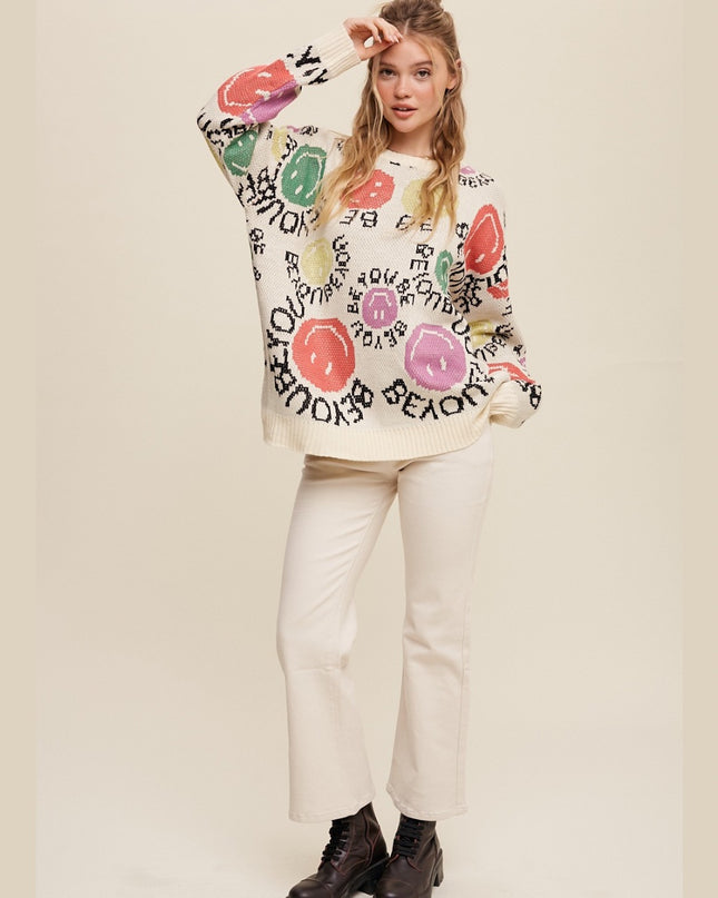 Be you Smiley Sweater