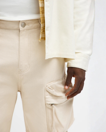 Baggy Ryo Cargo Pants – Cream