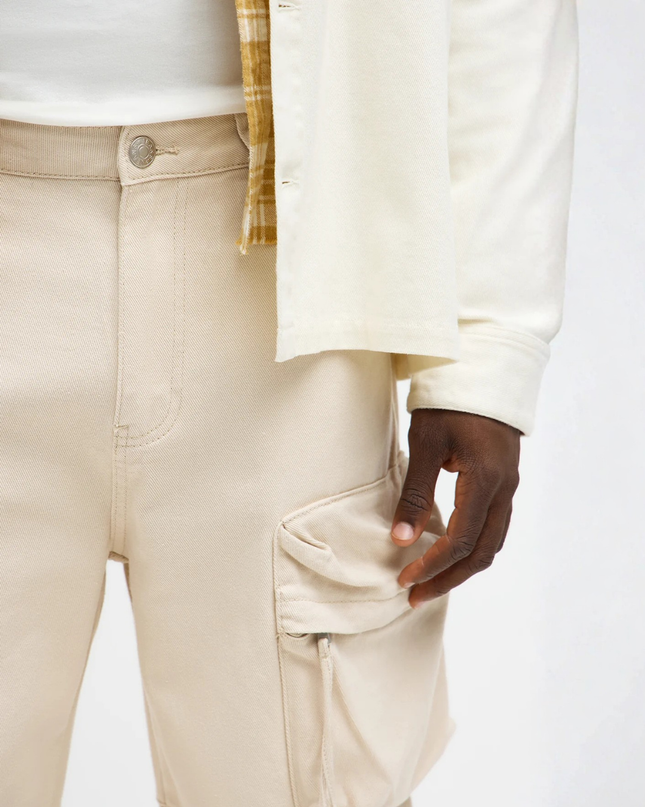 Baggy Ryo Cargo Pants – Cream