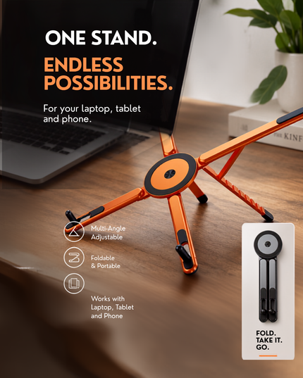 FOLDSET™ Magnetic Multi-Angle Stand