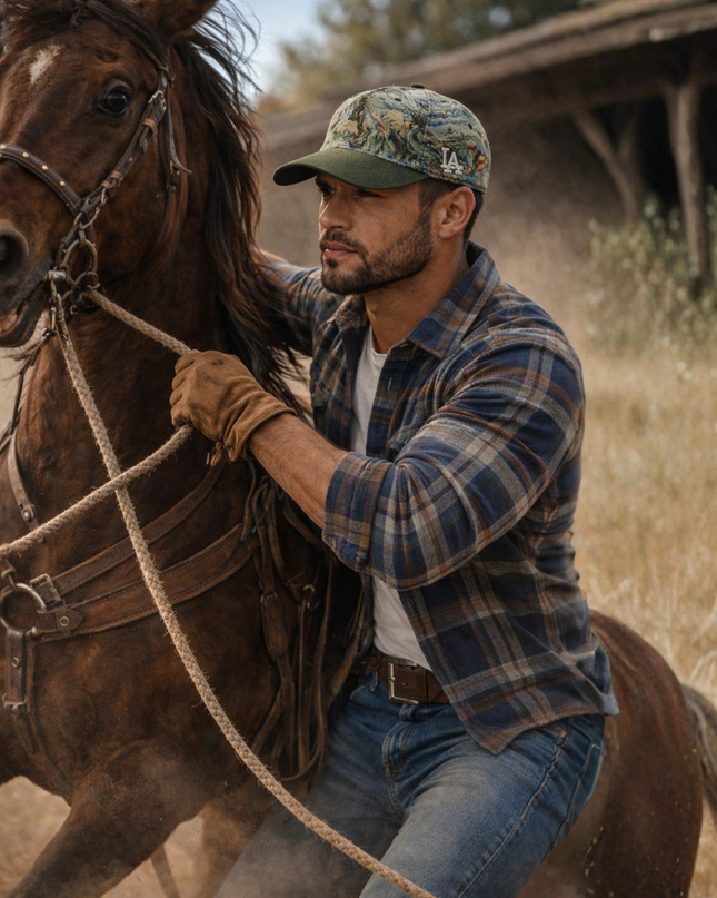 OFF LIMITS LA Rodeo Green Ranch Tapestry Cap