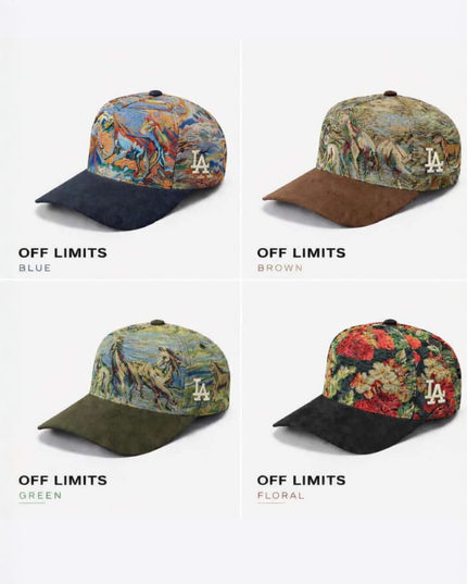 OFF LIMITS Floral Bloom Tapestry Cap – Premium Streetwear Hat