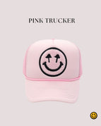 Pink Solid Trucker