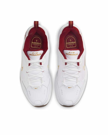 Nike Men's Air Monarch IV Training Shoes - White/Metallic Gold