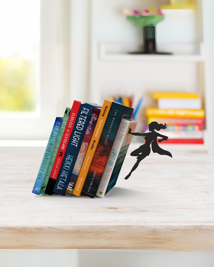 Sujetalibros y estanterías flotantes Hero: deja que tus libros te salven el día