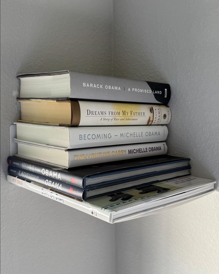 Estantes flotantes de pared: juego de 4 para una organización elegante y minimalista