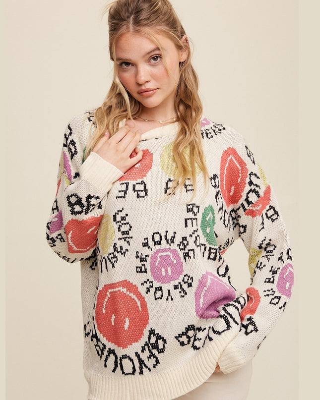 Be you Smiley Sweater