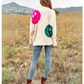 Happy Faces Sweater - Multi-Color Smiley Knit