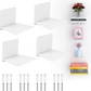 Floating Wall Shelves – Set of 4 for Elegant and Minimalist Organization