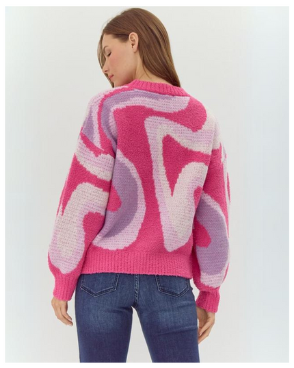 Abstract Pattern Sweater.