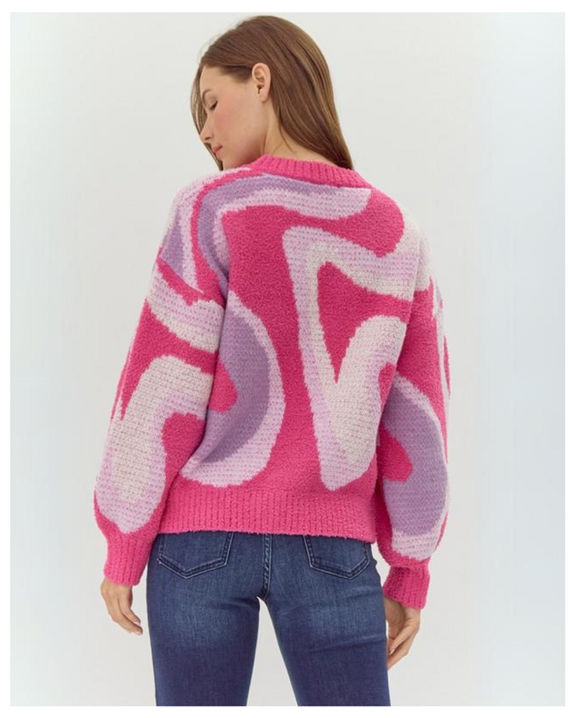 Abstract Pattern Sweater.