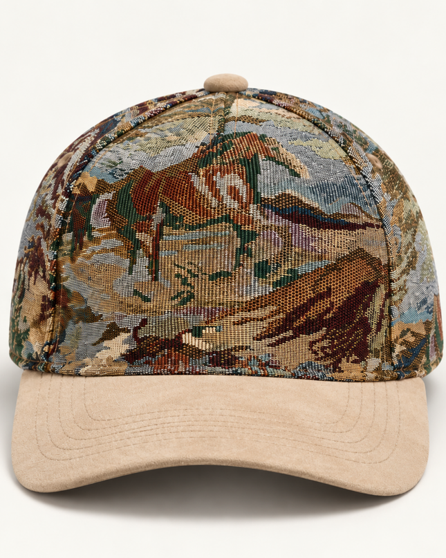 OFF RALLY Dustbowl Tapestry Cap in Brown