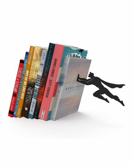 Sujetalibros y estanterías flotantes Hero: deja que tus libros te salven el día