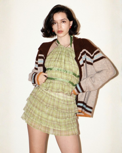 Cowboy Desert Knit Zip Cardigan