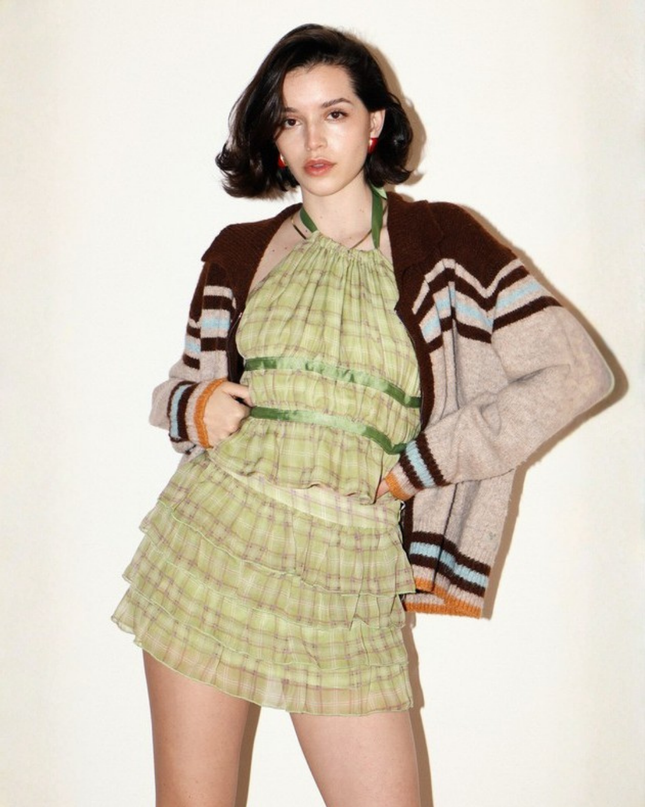 Cowboy Desert Knit Zip Cardigan