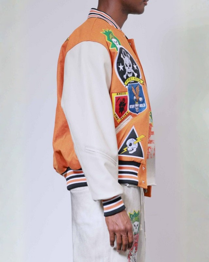 Men’s Varsity Jacket – Venom Raiders Edition | Streetwear Bomber Jacket