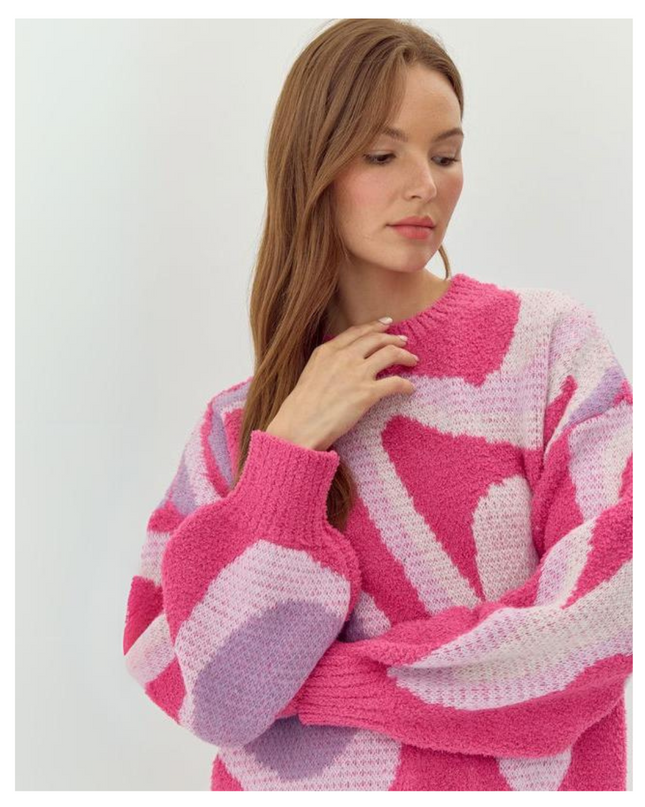 Abstract Pattern Sweater.