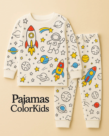 Pijamas ColorKids: ¡Donde los sueños y la creatividad se encuentran!