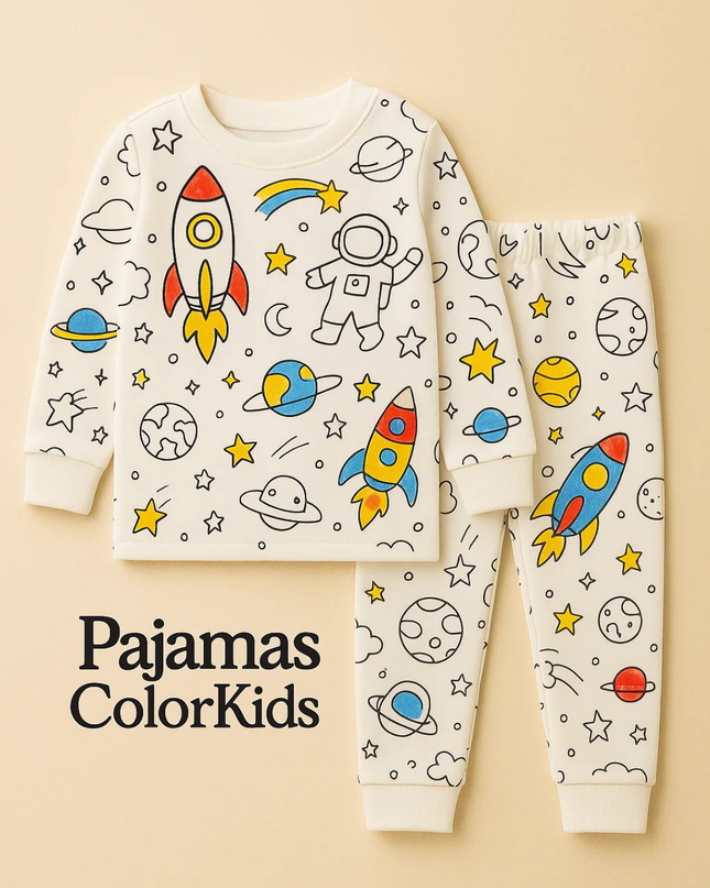 Pijamas ColorKids: ¡Donde los sueños y la creatividad se encuentran!