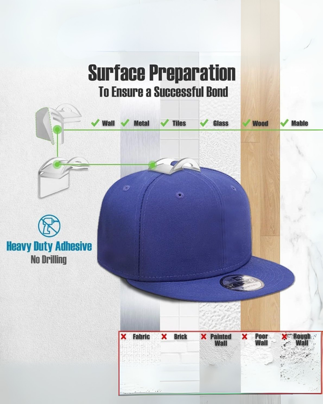 Ganchos para gorras 2 en 1: la forma más genial de lucir tu colección de gorras
