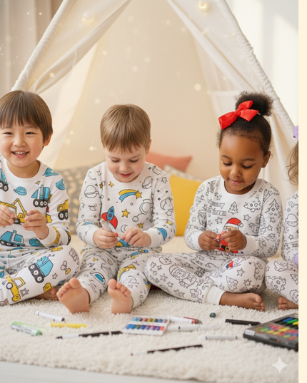 Pijamas ColorKids: ¡Donde los sueños y la creatividad se encuentran!