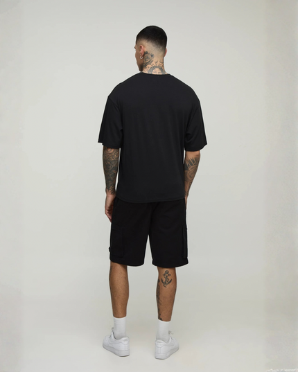 MoodSwitch Oversized Tee – Black