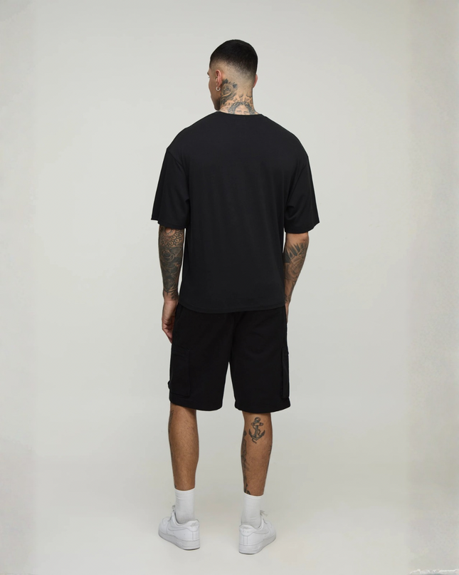 MoodSwitch Oversized Tee – Black